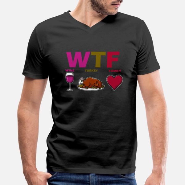 

thankgiving wtf wine turkey family gift t shirt hip hop horror trendy tracksuit hoodie sweatshirt