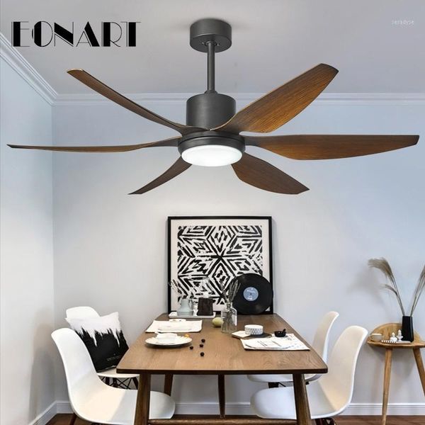 

electric fans 66 inch led modern plastic blade wireless remote control variable frequency ceiling fan with lights ac220v motor roof lamp1
