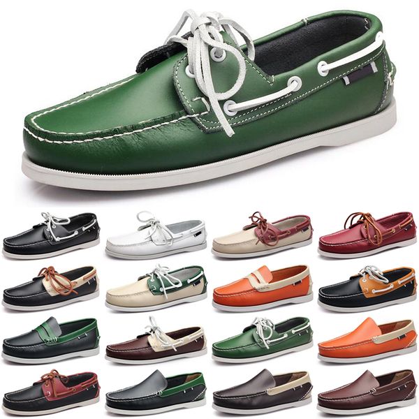 

luxury men casual shoes black loafers outdoor black flat slip on fashion mens trainers sneakers size 40-45