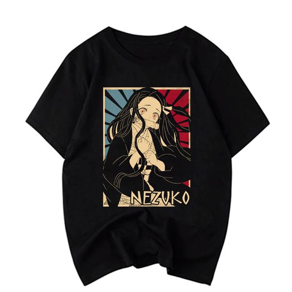 

sport nezuko kamado from kimetsu no yaiba tshirt summer cool fashion t shirt men casual t-shirt men tees camisetas hombre