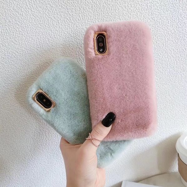

warm winter phone case for ip 11 pro max x xr xs max 7 8 plus se 2020 imd shockproof hard protection back cover