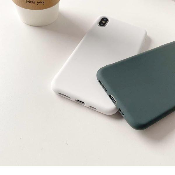 

luxury matte soft sile phone case for 12 11 pro xs max x xr 6 6s 7 8 plus se2 shockpro wmtaoj