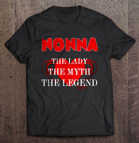 

men t shirt nonna the lady the myth the legend women t-shirt sport hooded sweatshirt hoodie