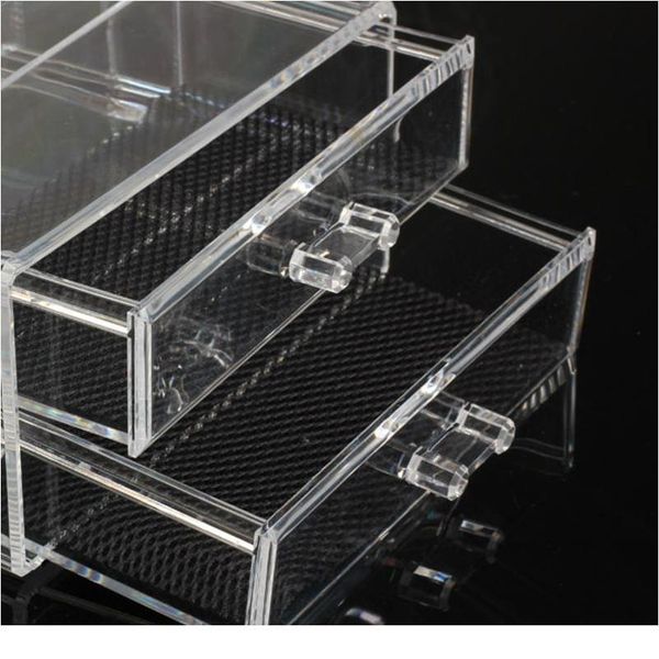 

portable transparent makeup organizer storage box acrylic makeup display organizer holder drawers box for makeup stor sqcgbg