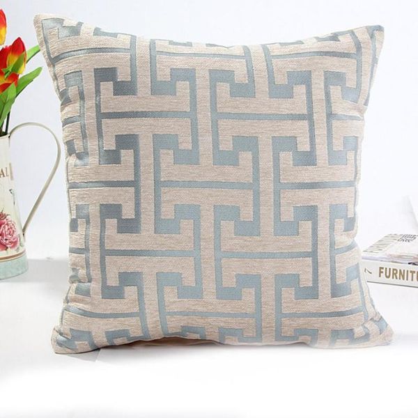 

taotown selling creative square nylon cotton pillow cover cushion case toss pillowcase hidden zipper closure 45cm*45cm pillow case
