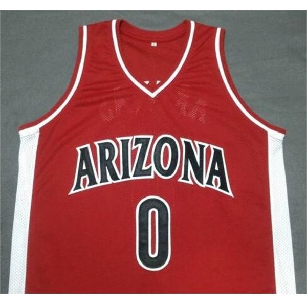 

custom 604 youth women #0 gilbert arenas arizona wildcats college basketball jersey size s-4xl or custom any name or number jersey, Black