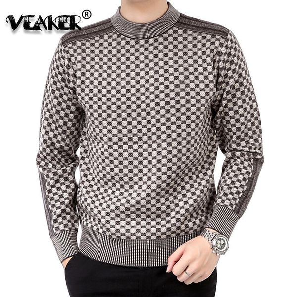 

sweater mens winter thick warm cashmere turtleneck men knitted plaid sweaters slim fit pullover pull homme classic wool knitwear