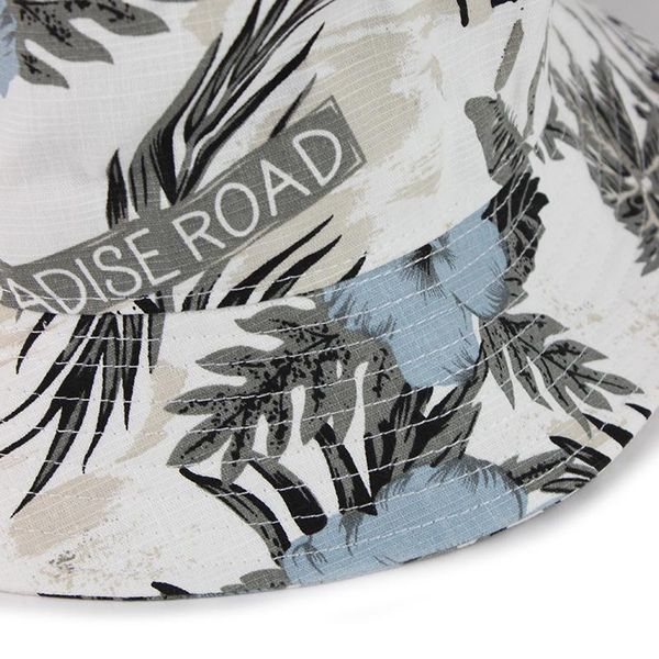 

flb] лето складных листы bucket hat женщина открытого хлопок рыбалка охота cap мужчины бассейн chapeau sun предотвратить шляпы f365 wmtuwc, Black;white