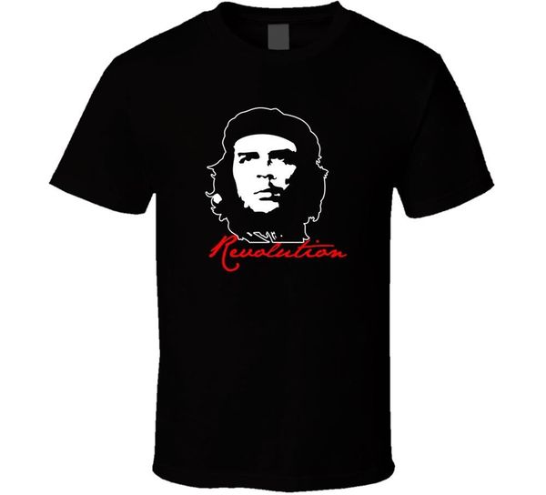 

che guevara cotton shirt black white tshirt men's свободная перевозка груза для молодежи среднего возраста старость майка спортивная с капюш