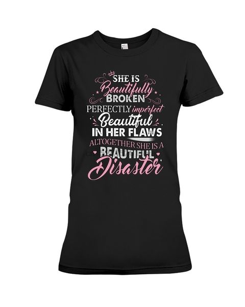 

she's beautiful disaster hoodie designers t shirts sweatshirt