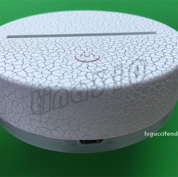 

creative plastic vision lamps stereo lamp lamp holder and table base crafts crafts new led lamps holder bases i508 night arts 3d qylbj