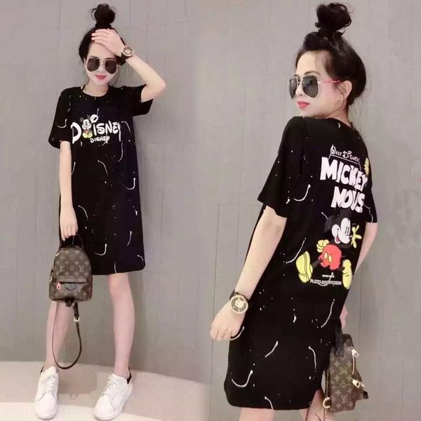 

kb6mh short length and t-shirt sleeve t-shirt women's summer loose korean version bf style south korea ulzzang wide medium big version, White