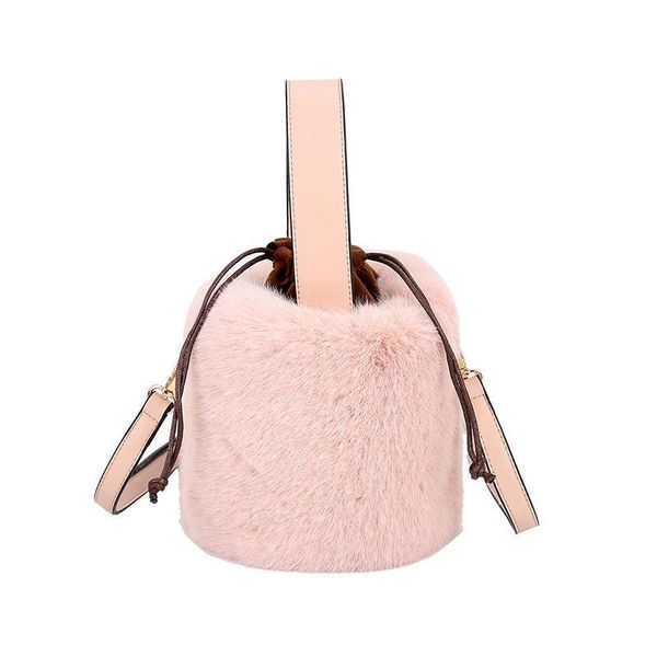 

shoulder bags plush women's designer female soild color ladies handbag casual crossbody for girls coin purse ms totes