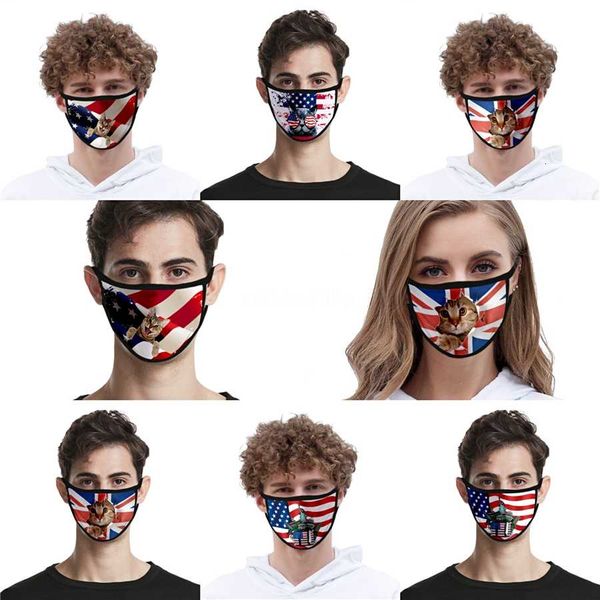 

children's face cartoon luxury cotton pm2.5 designer dustproof and smog mask earhook washable baby masks free