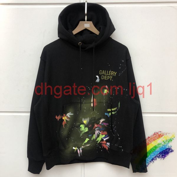

thick hoodie men women 1 heavy fabric colorful pullover hoody, Black