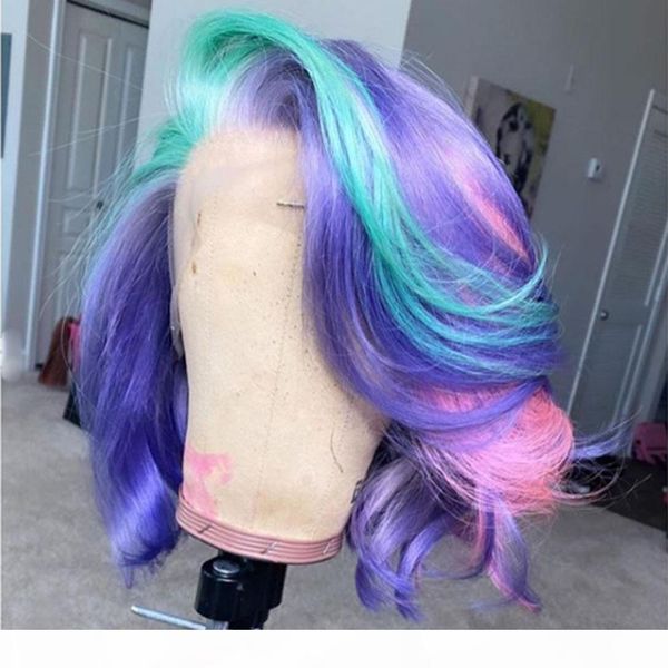 

vancehair 13x4 lace front human hair wigs custom colors bob wig 150% pre plucked remy hair, Black;brown