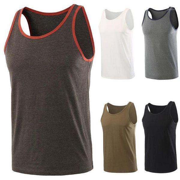 

feitong men tank shirt summer fitness muscle solid sleeveless bodybuilding tight-drying vest stringer debardeur homme1, White;black