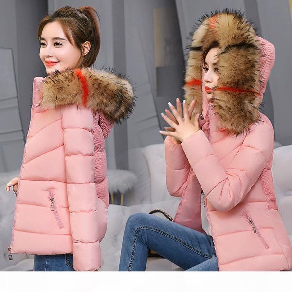 

warm winter women parkas thick cotton slim hooded women jacket coat casual female outwear ladies winter coats zhj633 s18101203, Black