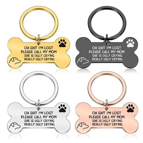 

dog tag,id card anti-lost engraved pet id name tags double-sided collar accessories decoration cat collars customized