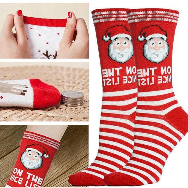

cotton christmas socks middle tube socks cotton cute designs soft anti-friction antiseptic high-quality sweat-absorbent1
