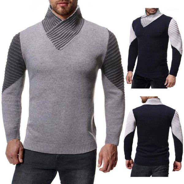 

men's sweaters nice products men's autumn winter fashion knitted round collarsweater warm coat discount1, White;black