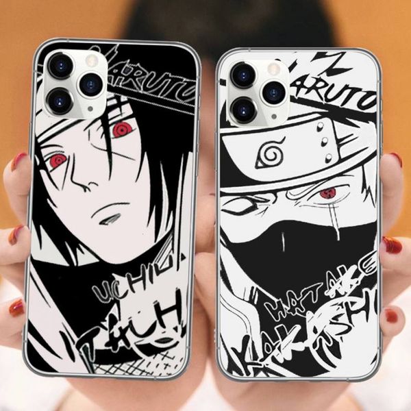 

hokage naruto kakashinim animated mobile phone case soft transparent def 5 5s 5c se 6 6s 7 8 11 12 plus mini x