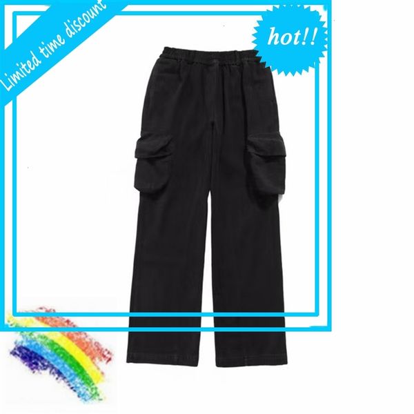 

20ss pants men women 1 black joggers streetwear washed do old sweatpants trousers