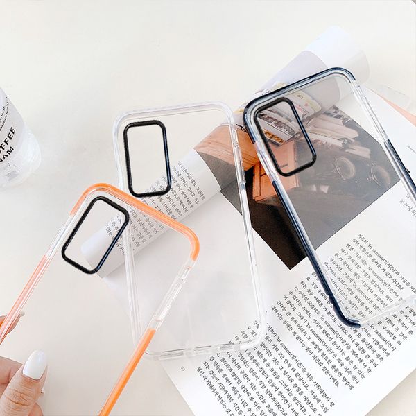 

43fgphone transparent soft silicone back cover case for huawei p30 p40 mate 30 20 nova 6 7 se pro coque