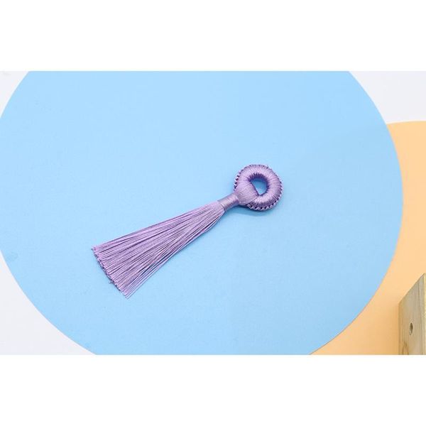 

2 10pcs polyester multicolor ring braid tassels diy jewelry curtain decorative accessories key bag pendant craft tassel fringe h jlldtw