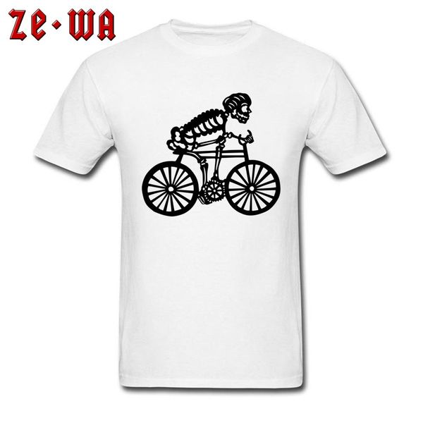 

sport gothic style skeleton skull cycle t shirts for guys cool design biker tshirt day of the dead mtb amazing t-shirt men new style