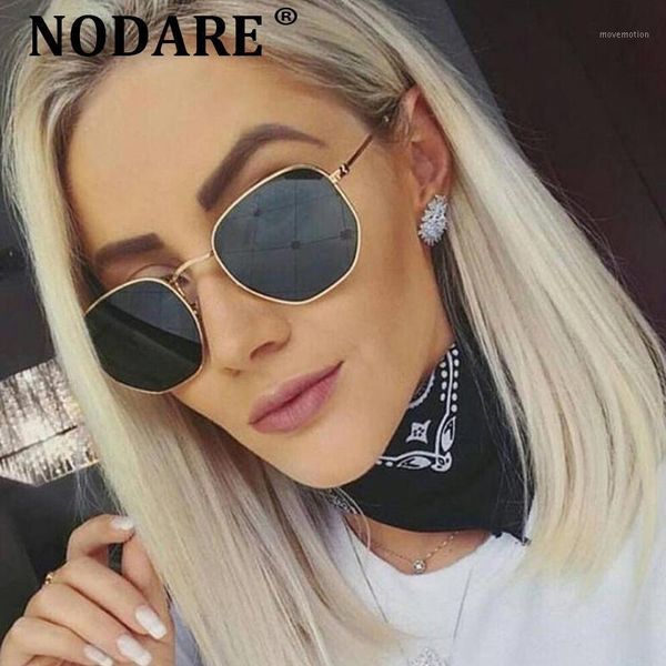 

nodare 2020 metal classic vintage women sunglasses design glasses female driving eyewear masculino1, White;black