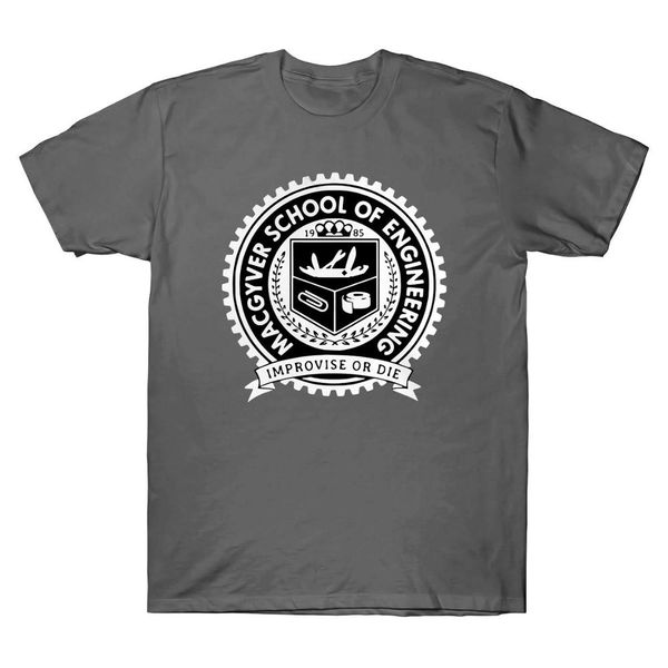 

macgyver school gadgets engineering improvise or die 80's action tv show t latest fashion custom tee hooded sweatshirt hoodie men t shi