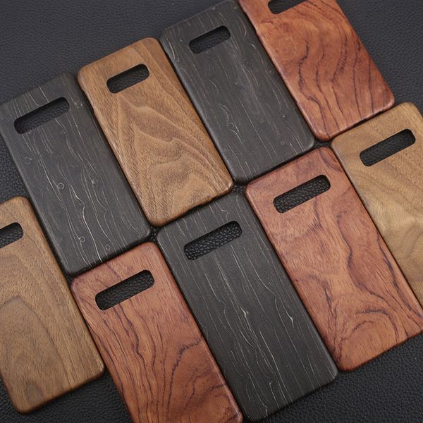 

натуральный деревянный телефон для крышки случая samsung plus s10 s10lite черного льда дерева, орех, палисандр