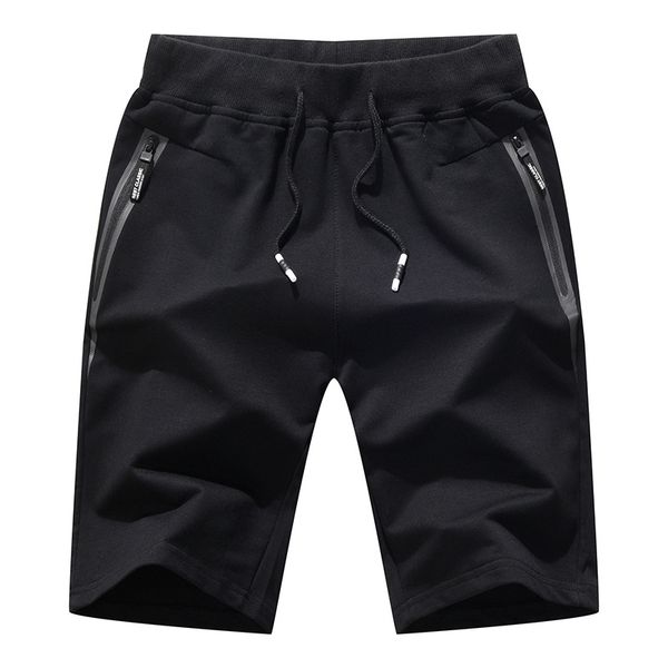 

m-5xl summer 2020 new men's shorts cotton elastic waist jogger casual beach shorts male knitted board shorts mens brand clothing, White;black