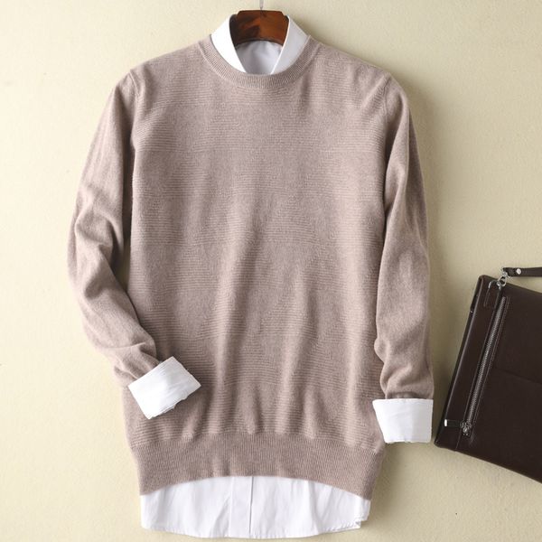 

2021 100% knitting jumpers oneck long 6 man pullovers wool mesh 75kr, White;black