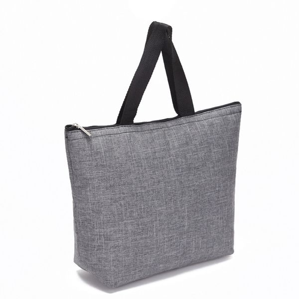 

new men's and women's portable solid color handbag 2 colors black gray business cotton soft plainfyu94