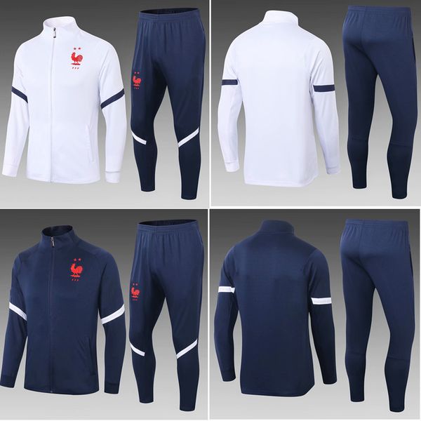 

2020 france soccer tracksuit track suits griezmann jacket 2021 pogba chandal mbappe training suits sports wear, Black;yellow
