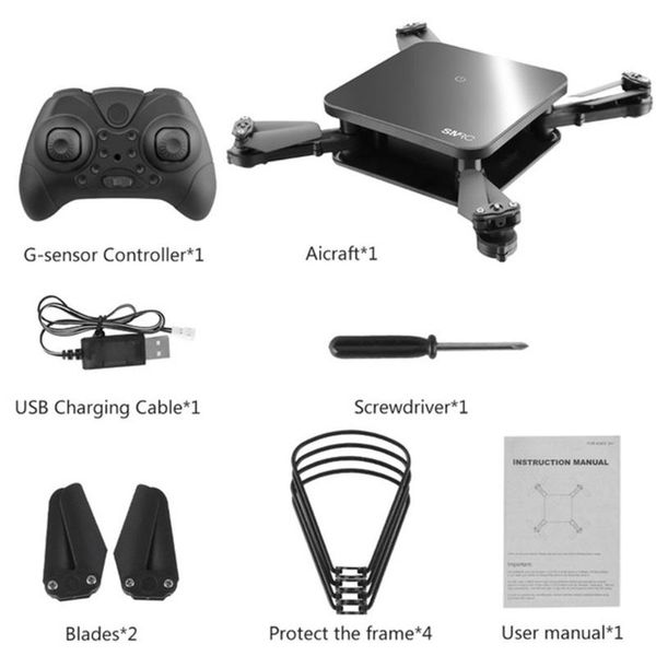 

smrc s1 foldable mini headless mode rc drone quadcopter aircraft with/without 30w/720p wifi hd camera altitude hold rc model toy