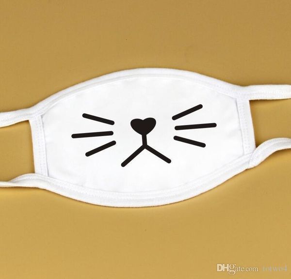 

factoryokwzanime masks pop fabric korean mouth cartoon cute pattern dustproof cotton anti dust face reusable white mask 10