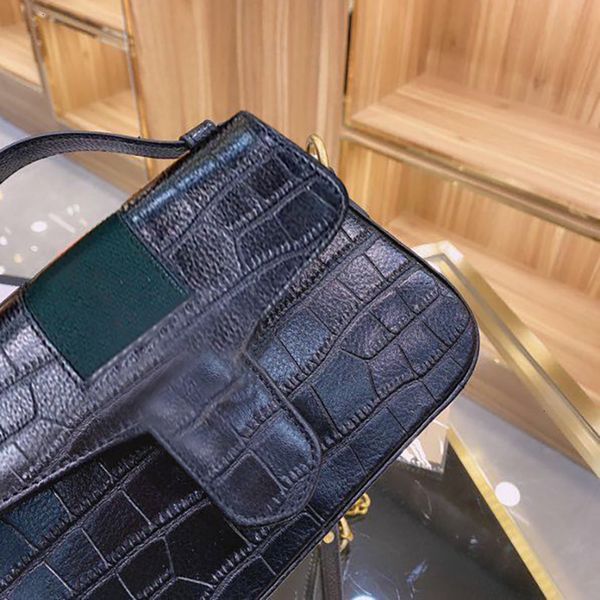 

5a classic luxury designer runway shoulder handbag with diamond lattice alligator cros