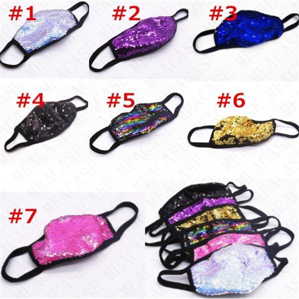 

summer sunproof sequin brand mouth dhl washable breathable fish-scale mask face masks designer cover sequined dustproof d72101 gsivq