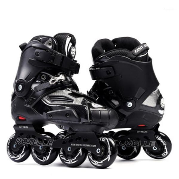 

roller skates men and women soft surface shoes hv skates inline fancy flat shoes professional speed skating1