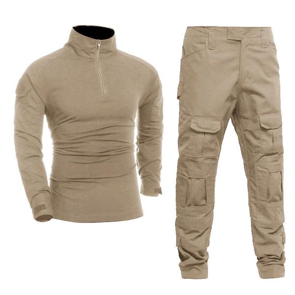 

us army camouflage hunting clothes tactical uniform mens combat bdu shirt pants set camo sniper clothing suit