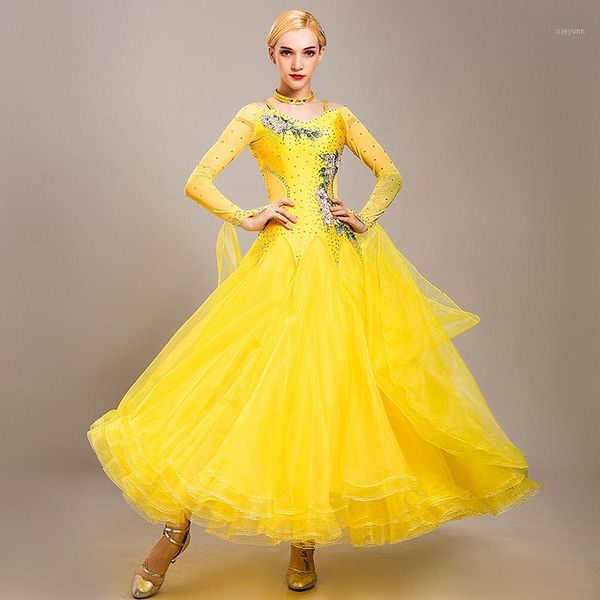 

ballroom dance competition dress women ball dress standard ballroom fringe waltz rumba costumes modern dance wear1, Black;red