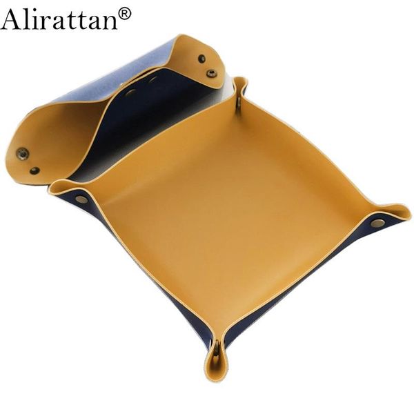 

cosmetic bags & cases alirattan fashion storage tray leather deskbox customized jewelry lipstick ins k191