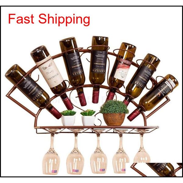 

wrought iron wine rack wall hanging rack hanging living room dining room simple goblet wine glass creativ qylsgt bdetoys