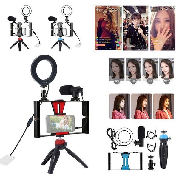 

fill light microphone tripod mobile phone pgraphy set for / / /pentax/ 5/4/3+//galaxy/huawei/haweel1