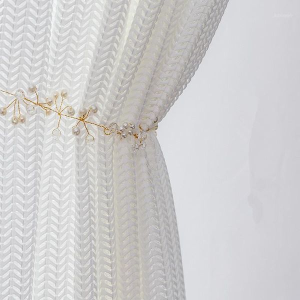 

delicate jacquard tulle curtains for living room luxury white sheer voile window curtain for bedroom lace cortina para sala1