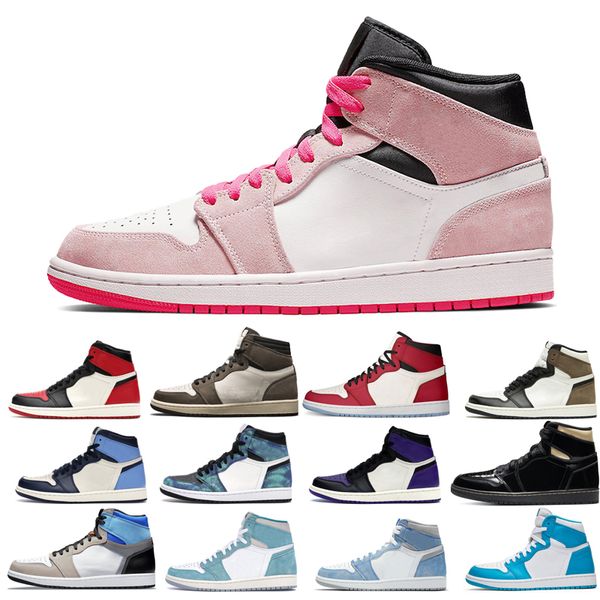 

2022 1s man's basketball shoes man turbo green royal mocha tie dye court purple bred toe cactus jack chicago shadow 3 twist high