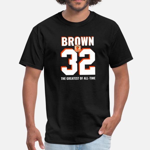 

cleveland football shirt: 32 brown - the greatest designers graphic t shirt cool digital printing slim fit tracksuit hoodie sweatshirt